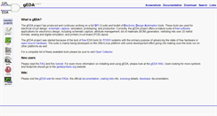 Desktop Screenshot of geda-project.org