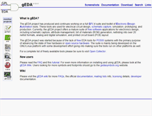 Tablet Screenshot of geda-project.org